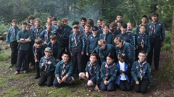 3rd Newbury Scouts - group picture