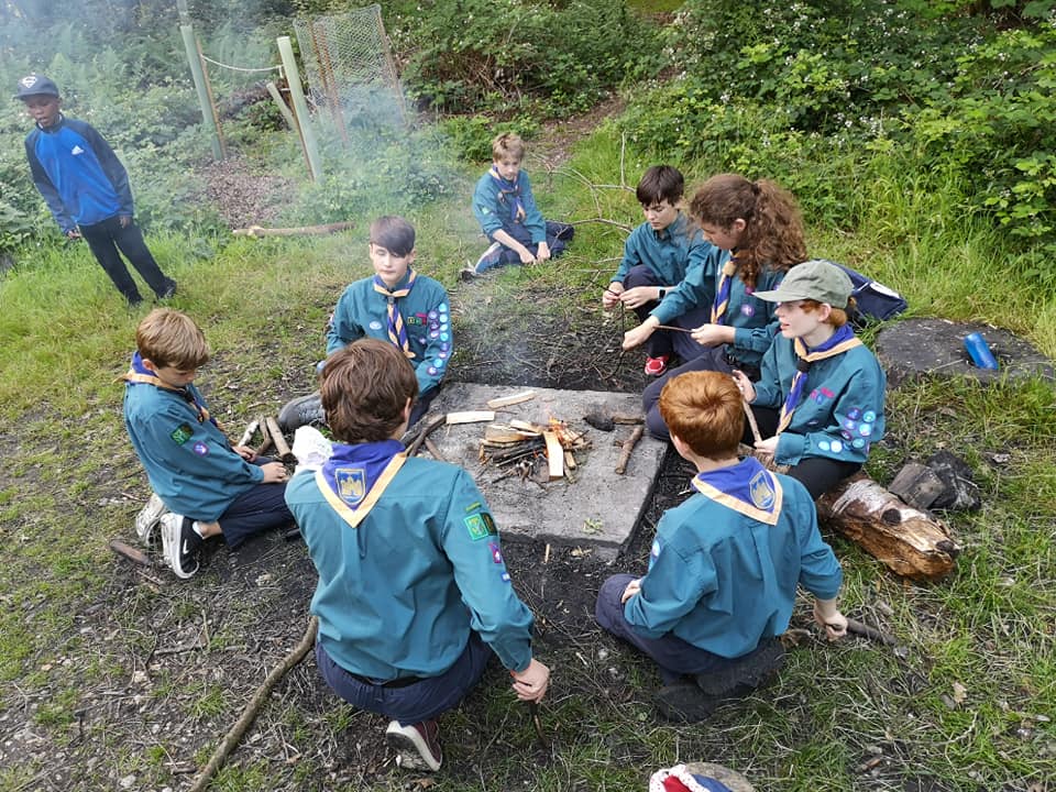 Scout campfire